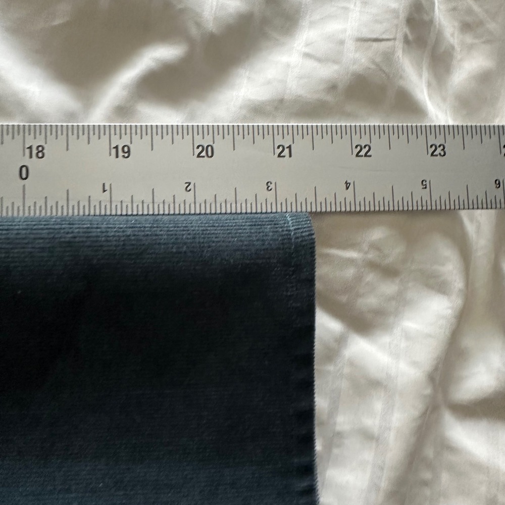 Finley Corduroy Button-Down Shirt Dress Tunic Blue XS‎ Made in USA - Picture 6 of 8